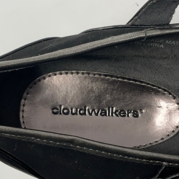 Women’s black cloudwalkers, size 9.5 wide, in very good condition - Picture 7 of 8